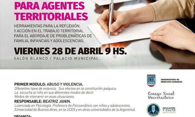 Jornadas de formación para agentes territoriales