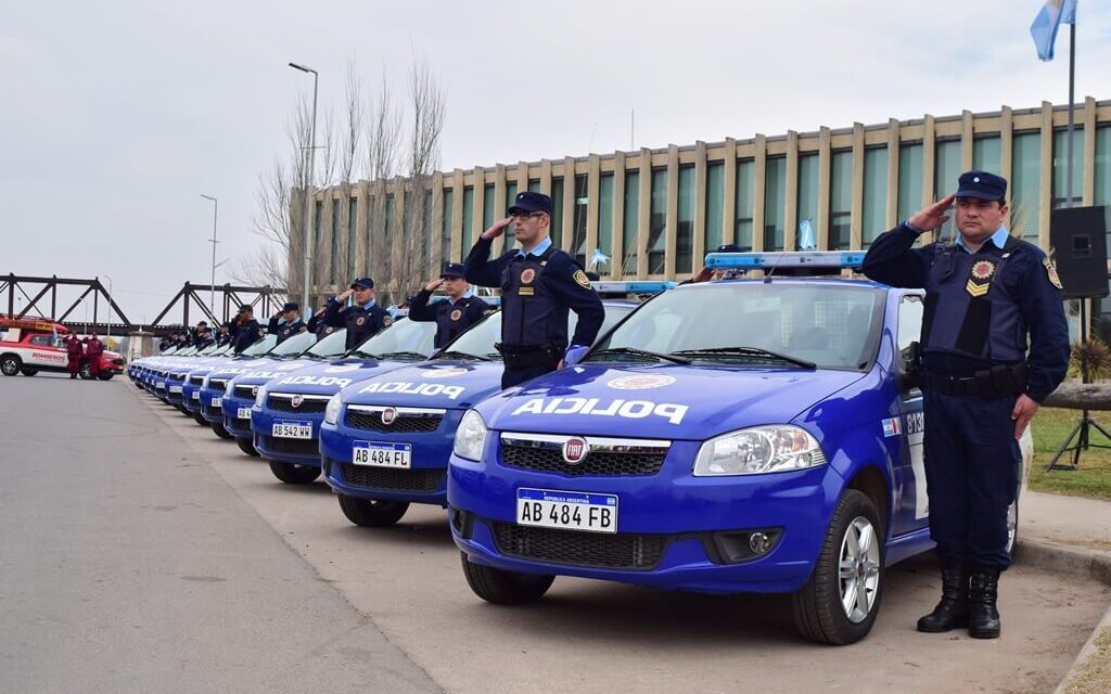 34 nuevos móviles para la policía del sur provincial