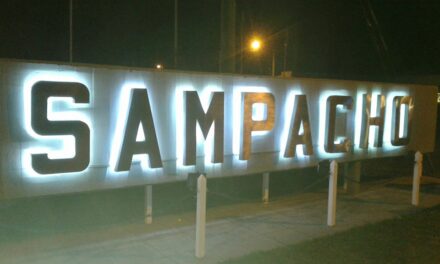 Inauguración de luminarias led en Sampacho