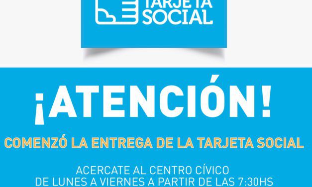 Continúa la entrega de la Tarjeta Social en Río Cuarto