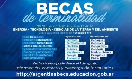 Becas para finalizar carreras estratégicas en Energía