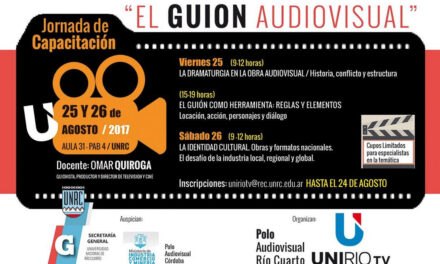 “Jornada de Capacitación sobre Guión Audiovisual” en UNRC