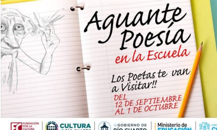 Cultura: el “Aguante Poesía” va a la escuela