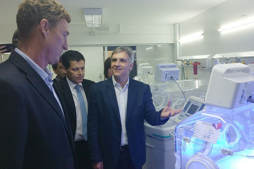 Inauguró la UTI NEO del Hospital Iturraspe de San Francisco