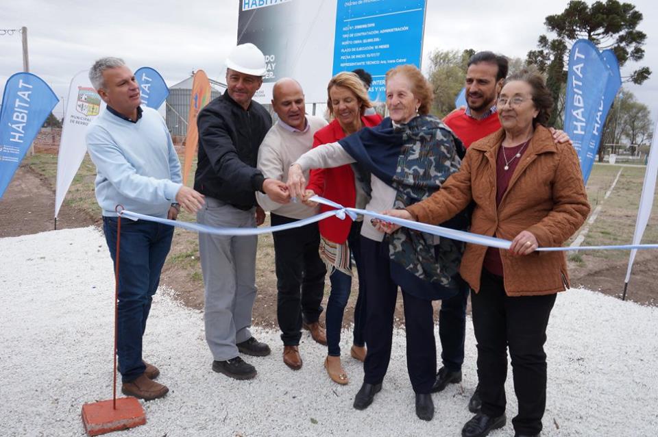 Se inauguró la primera etapa del plan Hábitat en Berrotarán