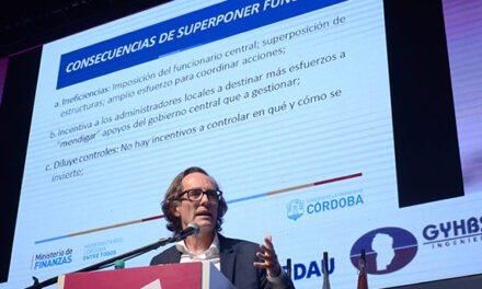El ministro Giordano habló sobre “federalismo” en Jornadas de Infraestructura