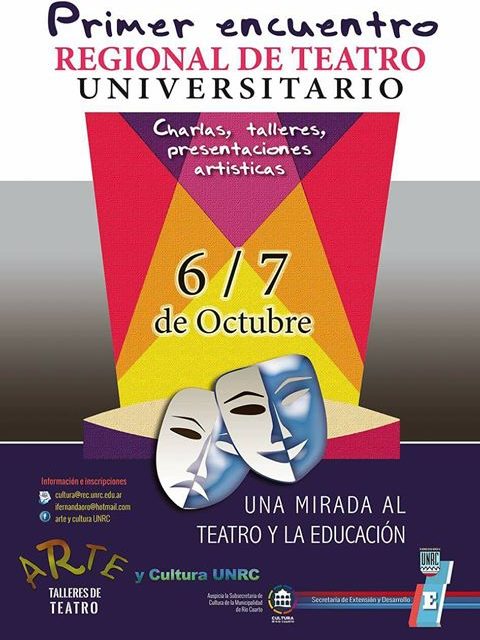 Se realizará el Primer encuentro regional de Teatro Universitario
