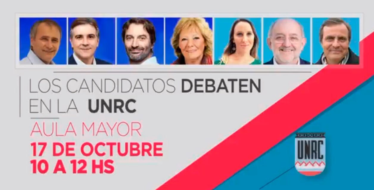 Los candidatos debaten en la UNRC