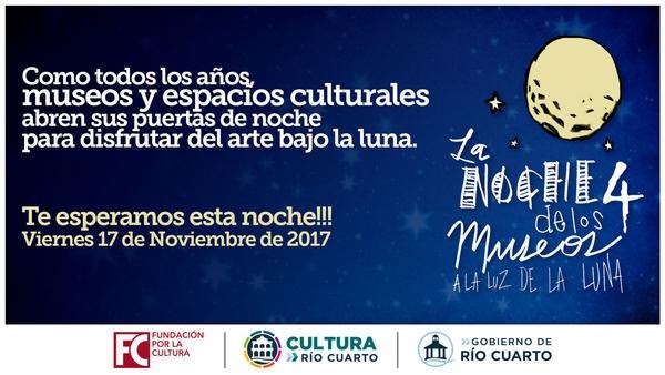 Comienza la noche de los museos en Río Cuarto