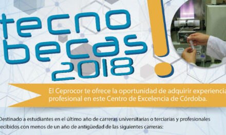 El Ceprocor lanzó tecnobecas para prácticas profesionales