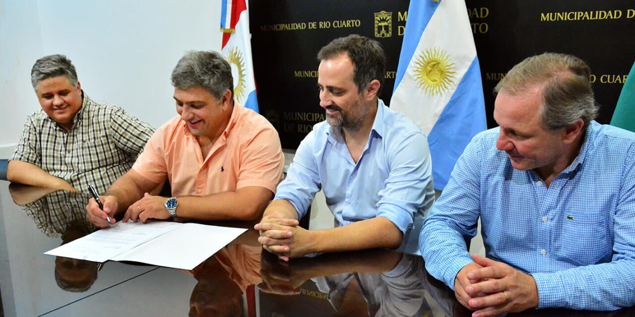El municipio de Río Cuarto suscribió un contrato con INTERCITY