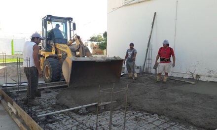 Plan Aurora: se construye un aula en la escuela José María Paz