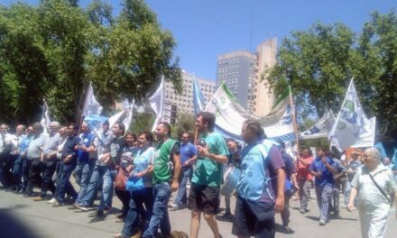 Río IV marchó en contra de la reforma previsional