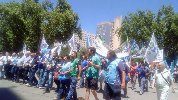 Río IV marchó en contra de la reforma previsional