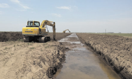 Serrano: ejecutan obras hídricas en la Laguna del Siete