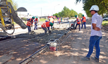 Pavimentación Avenida Colombres: la obra tiene un 25% de avance