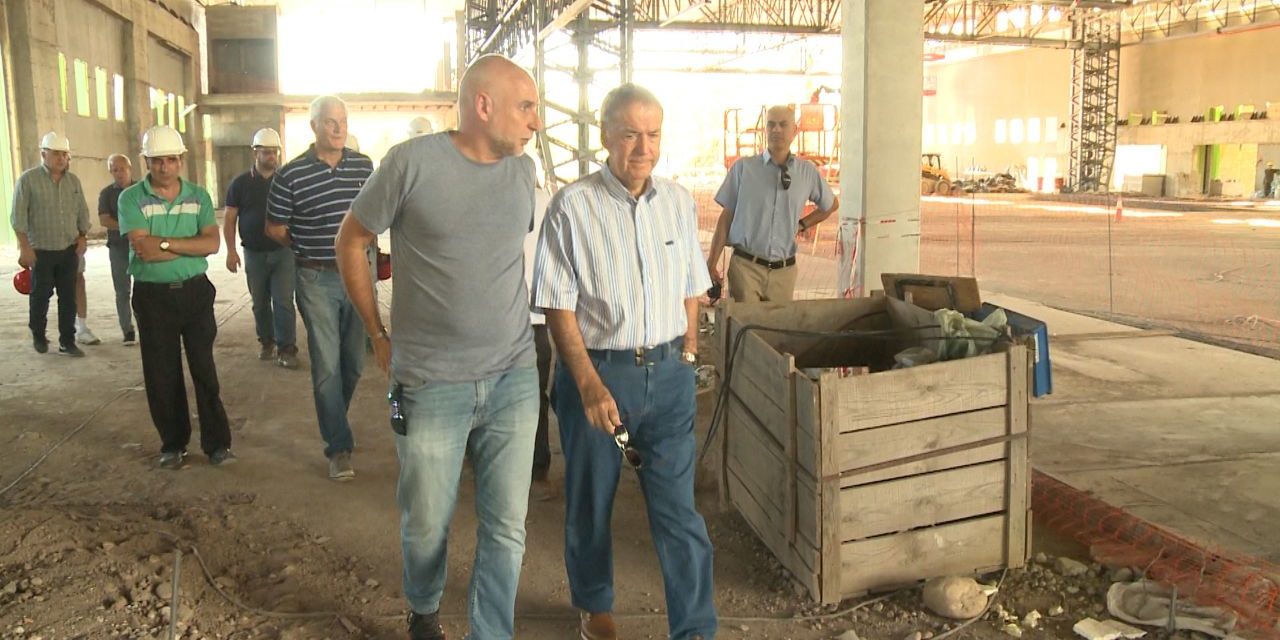 Schiaretti recorrió la obra del Centro de Convenciones Córdoba