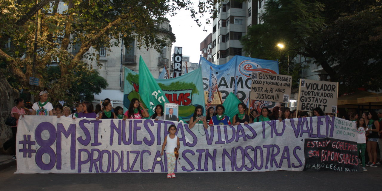 #8M: Multitudinaria marcha en Río Cuarto