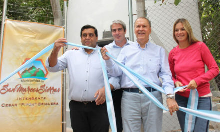 Schiaretti inauguró obras para el agua potable en San Marcos Sierras