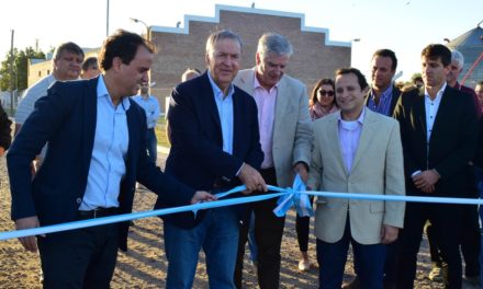 Schiaretti inauguró obras de desagües en Río Cuarto