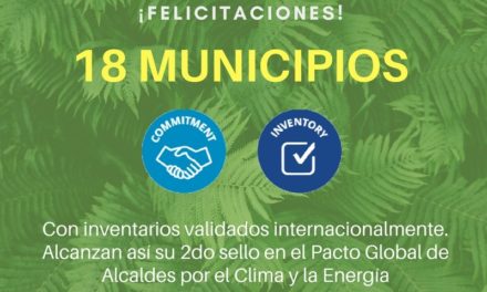 Arias fue distinguido por la Red de Municipios frente al cambio Climático