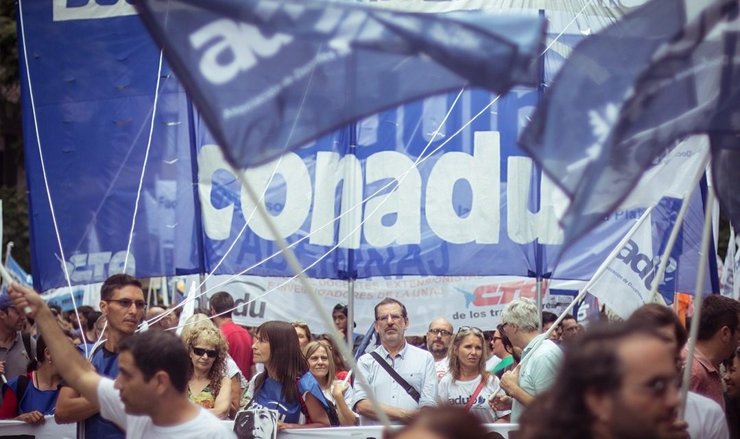 Conadu profundiza su plan de lucha: paro el 26 y 27 de abril