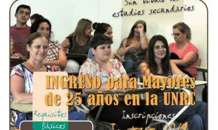 El 23 de abril comienzan las inscripciones del programa “Potenciar la Graduación 2019”