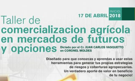 Taller de Comercialización Agrícola en Coronel Moldes