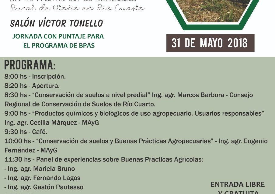 “Fortaleciendo las Buenas Prácticas Agropecuarias en el Sur de Córdoba”