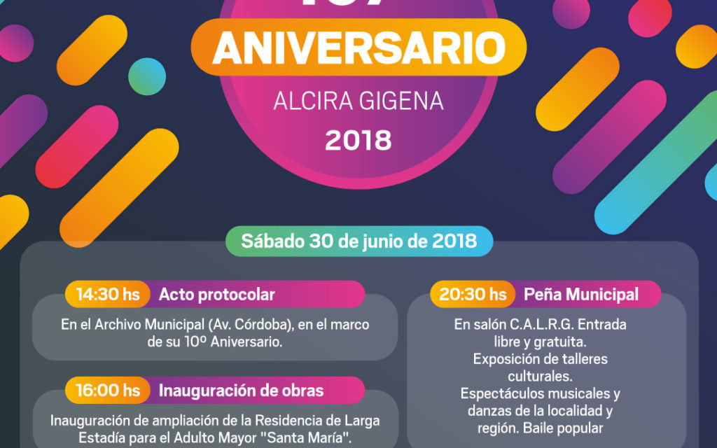 Alcira Gigena se prepara para su 107° aniversario