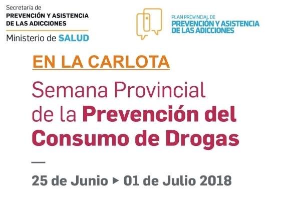 La Carlota: comenzó la “semana provincial de la prevención del consumo de drogas”