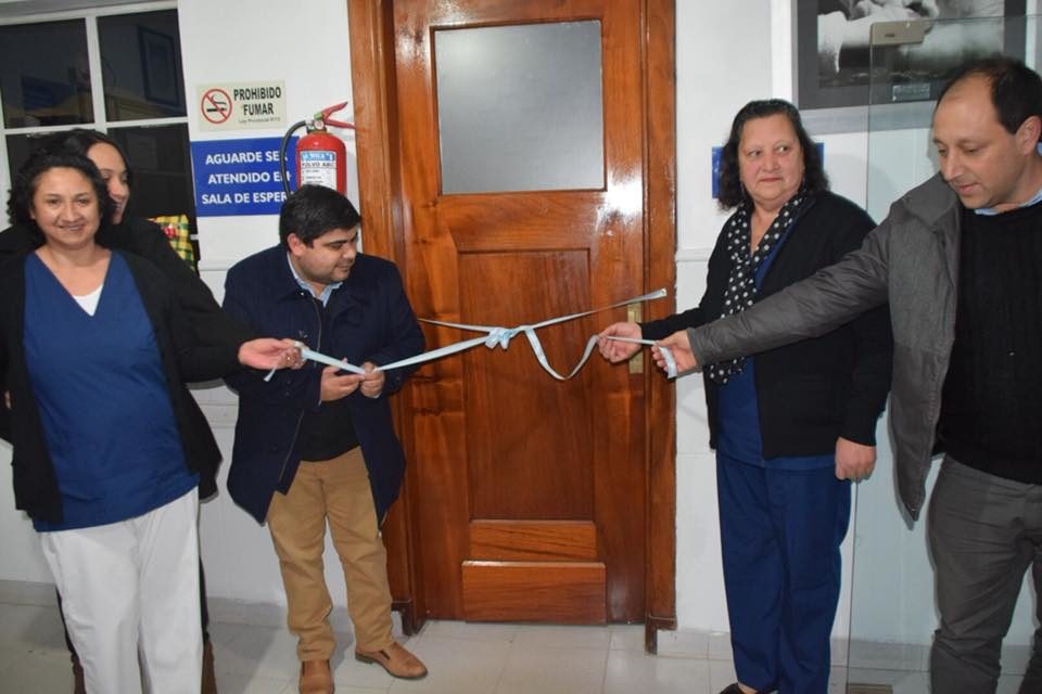 Se inauguró un vacunatorio en el Hospital de Reducción