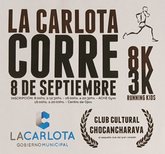 Se realizará el lanzamiento oficial de “La Carlota Corre”