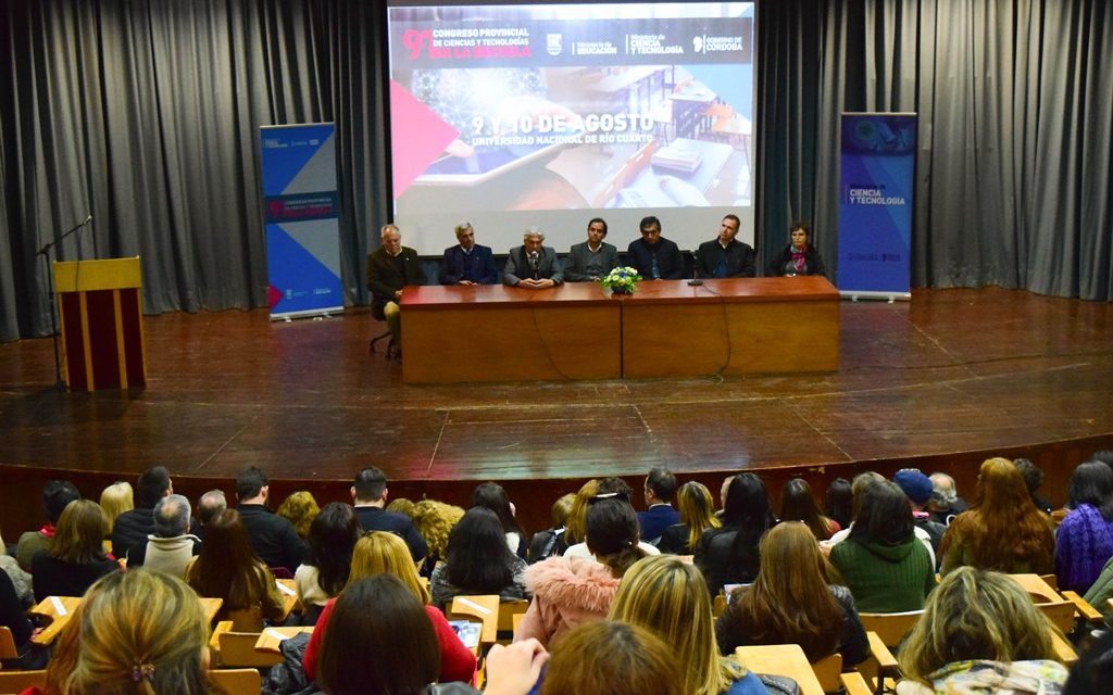 Comenzó el 9° Congreso Provincial de Ciencias y Tecnologías en la escuela