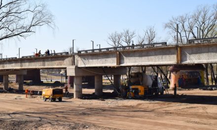 El Nuevo Puente de Río Cuarto tiene un avance del 60%