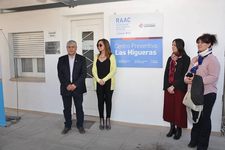 Se inauguró un Centro Preventivo de Adicciones en Las Higueras