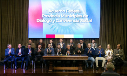 350 municipios y comunas suscribieron el Acuerdo Federal de Diálogo y Convivencia social
