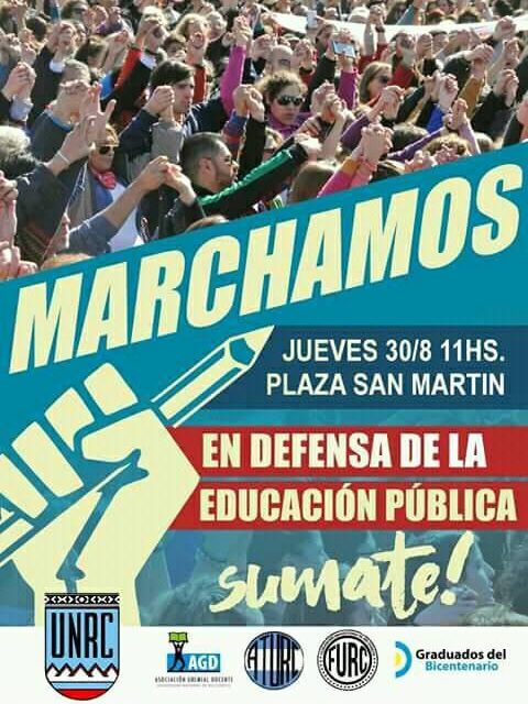 Distintas actividades se desarrollan en el marco del plan de lucha docente