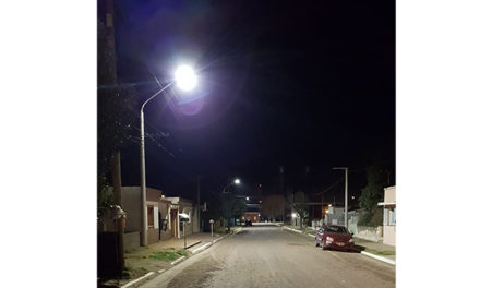 Se instalan en Alcira Gigena más de 200 luces led