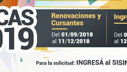 UNRC: están abiertas las preinscripciones para las becas estudiantiles 2019