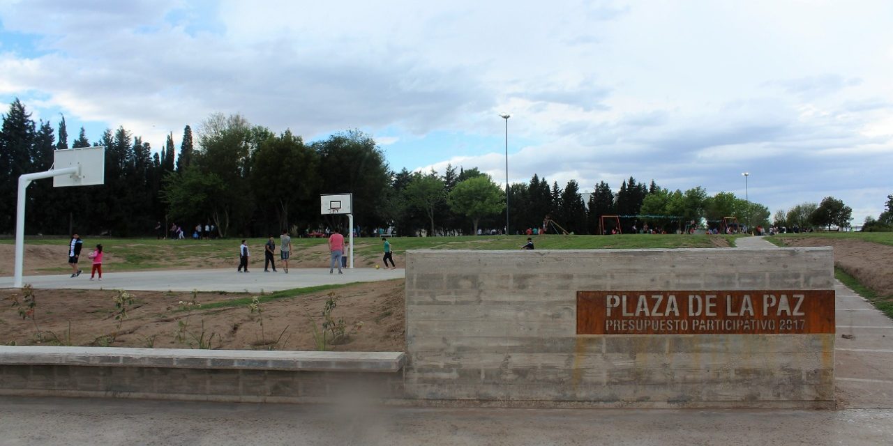 Río Cuarto: se inauguró la Plaza de la Paz