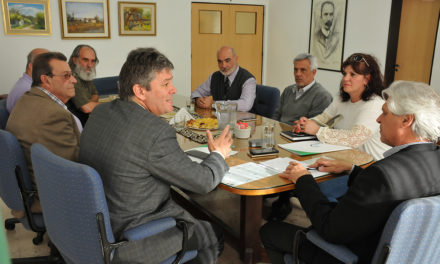 Presidentes de concejos deliberantes del Gran Río Cuarto visitaron al rector Rovere
