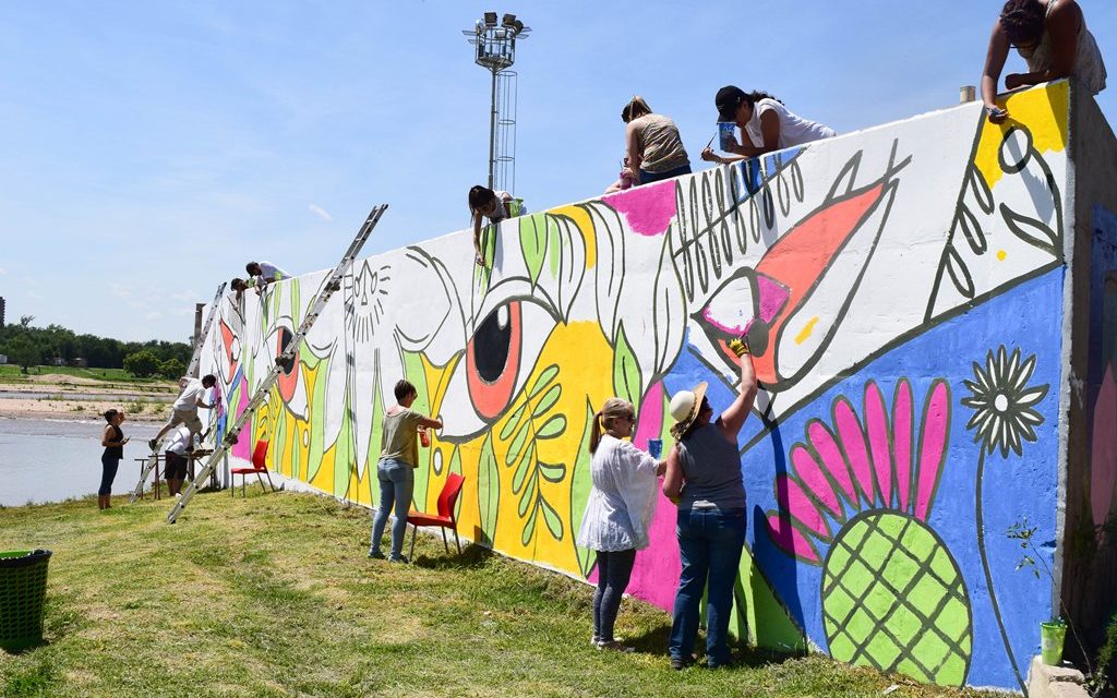 Voluntariado, limpieza y muralismo en homenaje al aniversario de Río Cuarto