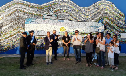ARA San Juan: se inauguró el mural conmemorativo en el Andino