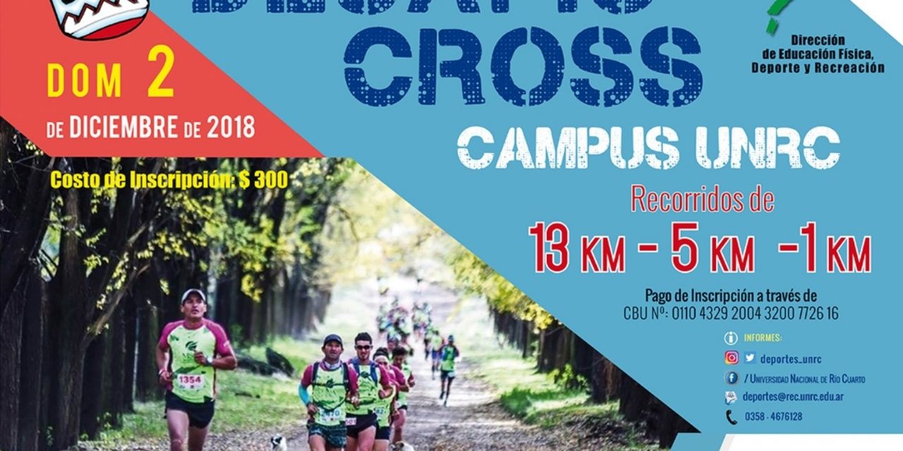 Se realizará el “Desafío Cross UNRC 2018”