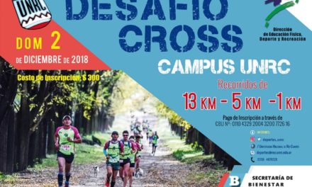 Se realizará el “Desafío Cross UNRC 2018”