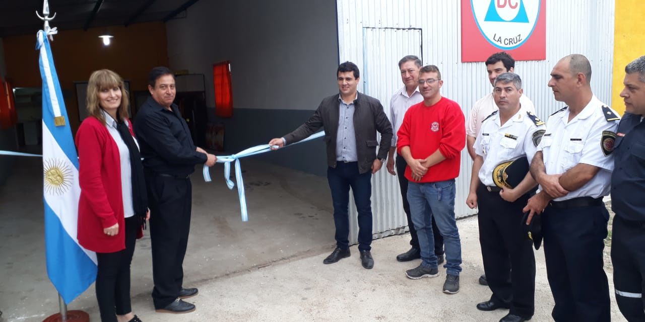 Inauguración de las instalaciones de Defensa Civil de la Municipalidad de La Cruz