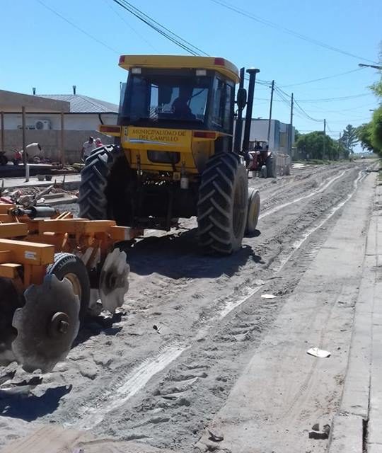 Del Campillo: avanza el pavimento articulado