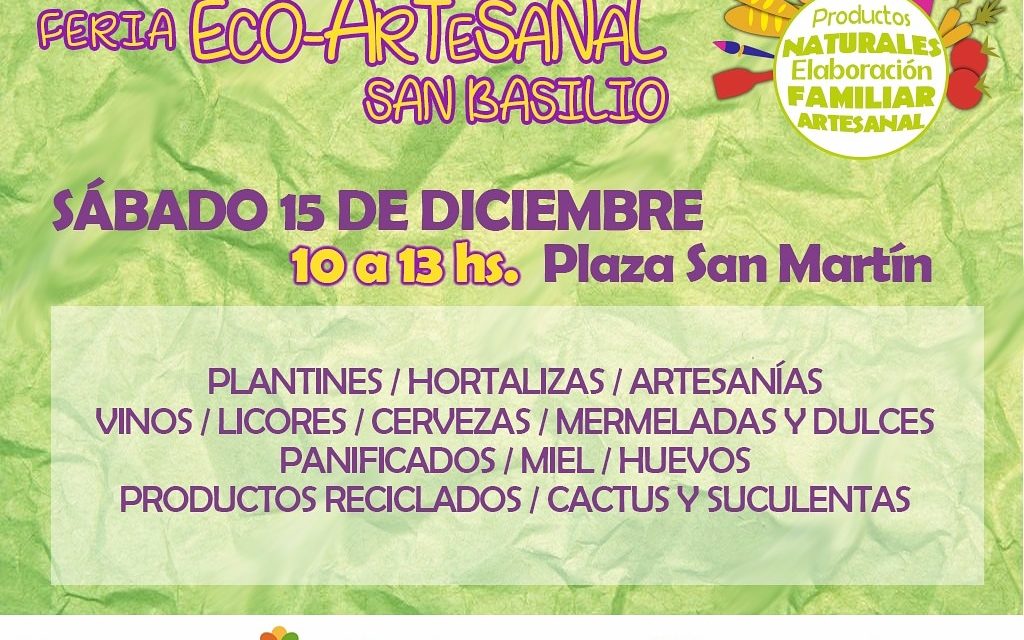 Feria Eco-Artesanal en San Basilio