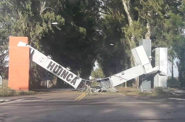 La Provincia asiste a Huinca Renancó, afectada por un temporal